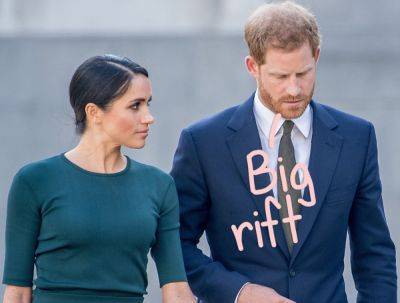 Prince Harry & Meghan Markle Are Reportedly 'Taking Time Apart' And Living Separately?! - perezhilton.com
