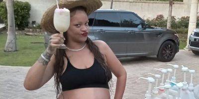 Pregnant Rihanna Playfully Poses With Snowcones While Visiting Barbados - www.justjared.com - Barbados