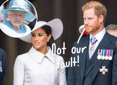 Prince Harry & Meghan Markle Blame Bad Luck, COVID-19, & Queen Elizabeth’s Death For Their Career Woes! - perezhilton.com - Los Angeles