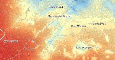 MAPPED: The parts of Manchester that are 'more than three degrees warmer' on hot days - www.manchestereveningnews.co.uk - Manchester