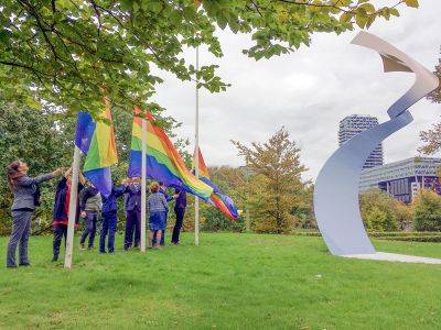 Gay Monument in The Hague Vandalized with Anti-Gay Graffiti - www.metroweekly.com - Britain - Netherlands - Hague