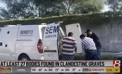 Hacked-Up Remains Of 27 People Found In Mass Grave Miles From US-Mexico Border - perezhilton.com - USA - Mexico
