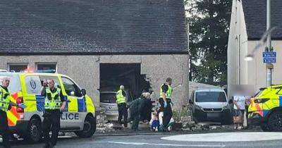 Teen charged after car ‘smashes into Scots house’ leaving OAP and passenger injured - www.dailyrecord.co.uk - Scotland - Beyond