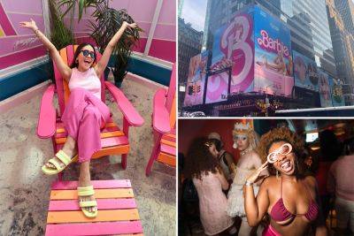 ‘Barbie’ movie aesthetic takes Big Apple by storm - nypost.com - New York - New Jersey - county Murray