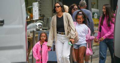 Rochelle Humes is a doting mum on cinema date with daughters - www.ok.co.uk - Australia