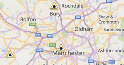 FIVE flood alerts in place after day of heavy rain across Greater Manchester - www.manchestereveningnews.co.uk - Manchester - Indiana - borough Manchester