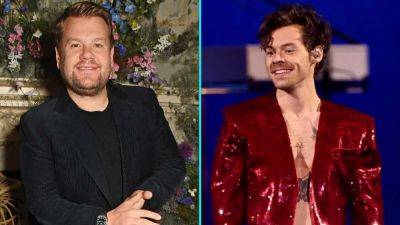 See James Corden Jump and Dance at Harry Styles' Last Tour Stop in Italy - www.etonline.com - Britain - Italy