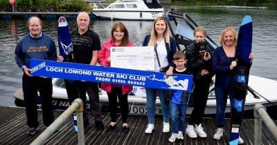 Generous waterski club members raise funds for Brain Tumour Research in support of Dumbarton dad - www.dailyrecord.co.uk