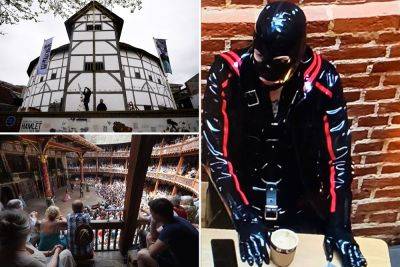 Gimp suit cosplayer crashes Shakespeare’s theater and parents are livid - nypost.com - London