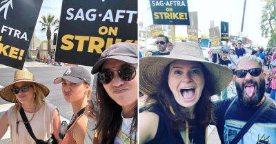 Every Cast Reunion at the SAG-AFTRA Strike Picket Line: From ‘This Is Us’ to ‘Shameless’ - www.usmagazine.com - New York
