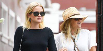 Reese Witherspoon & Daughter Ava Phillippe Find Balance in Black & White During Afternoon Outing - www.justjared.com