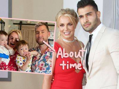Britney Spears Finally Met Lance Bass' Kids -- After Previously Flaking On Them! - perezhilton.com