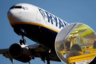 Ryanair passengers furious as man serenades plane: ‘Money back please’ - nypost.com - Dublin - Malta
