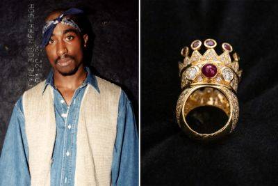 Tupac’s gold ring now ‘most valuable hip-hop artifact ever sold at auction’ - nypost.com - New York - Italy - county Jones