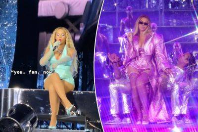 Beyoncé gets heated with Renaissance tour crew after on-stage mishap - nypost.com - Illinois - county Love