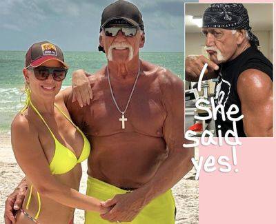 Surprise! WWE Legend Hulk Hogan Is Engaged To A Yoga Instructor 25 Years His Junior! - perezhilton.com - USA - Hague