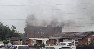 Police cordon off road as blaze breaks out at abandoned mill - www.manchestereveningnews.co.uk - Manchester