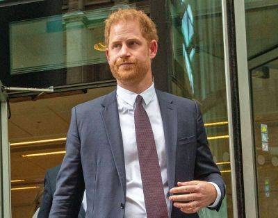 Prince Harry’s Phone-Hacking Claim Thrown Out By Judge -- But He's Still Going To Trial! - perezhilton.com - Britain - London
