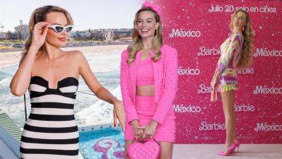 See All the Iconic Barbie Looks Margot Robbie Recreated During the 'Barbie' Press Tour - www.etonline.com - Britain - London - Los Angeles