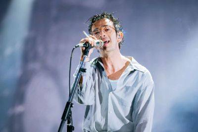 The 1975 frontman Matty Healy addresses past controversies during London show - nypost.com - Britain - London - county Love