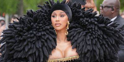 Cardi B Takes Over Schiaparelli's Red Carpet For Iconic Fashion Show Arrival - www.justjared.com