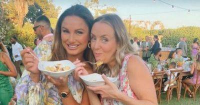 Sam Faiers gives glimpse of Ashley Cole's pre-wedding dinner including champagne - www.ok.co.uk - Rome