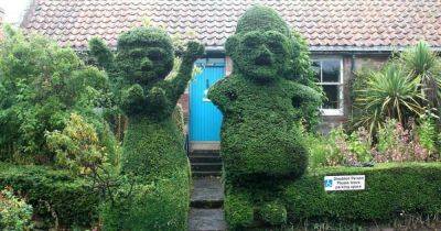 Cheeky Scots homeowner causes stir after transforming garden hedges into nude figures - www.dailyrecord.co.uk - Scotland - Beyond