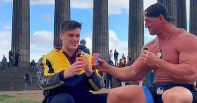 Giant US bodybuilder tries Irn Bru for first time and is less than impressed - www.dailyrecord.co.uk - Scotland - USA - Florida - Beyond