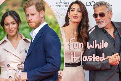 Meghan Markle & Prince Harry No Longer Friends With George Clooney As A-Listers Cut Ties With Them! - perezhilton.com - Los Angeles - Italy - Lake