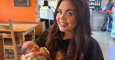 Scarlett Moffatt stuns as she steps out with baby Jude one week after giving birth - www.ok.co.uk