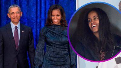 Barack Obama Honors 'Talented, Hilarious, and Beautiful' Daughter Malia on Her 25th Birthday - www.etonline.com