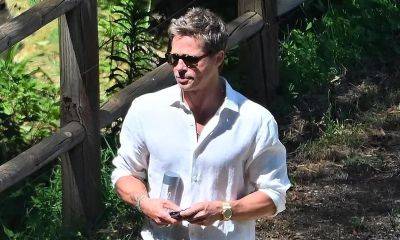 Brad Pitt proves he is defying age on set in France - us.hola.com - France - Italy - county Pitt