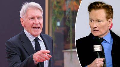 Harrison Ford mocks Conan O’Brien after 'Star Wars' dis: ‘You can't f---ing remember' - www.foxnews.com - Chicago - Ireland - Germany - Indiana - county Harrison - county Ford - county O'Brien