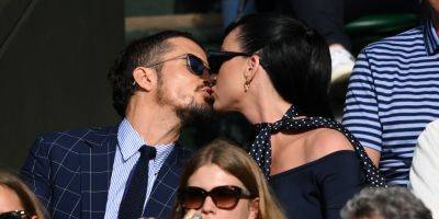 Katy Perry & Orlando Bloom Share A Courtside Kiss at Wimbledon 2023! - www.justjared.com - London