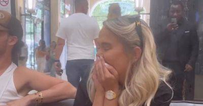 Molly-Mae Hague says 'this happened' as she's seen bursting into tears over Tommy Fury - www.manchestereveningnews.co.uk - Manchester - Hague - Greece
