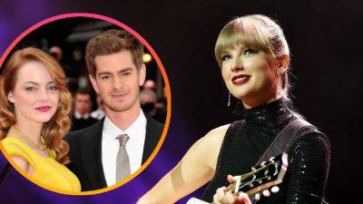 Why Taylor Swift Fans Think 'When Emma Falls in Love' Is About Emma Stone and Andrew Garfield's Past Romance - www.etonline.com - county Falls - county Love
