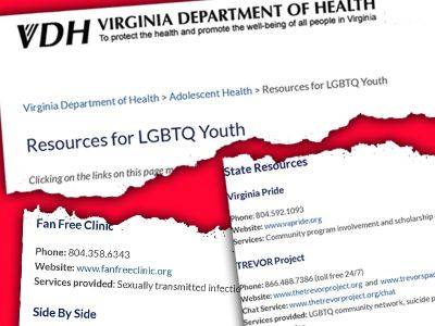 Virginia Removes LGBTQ Youth Resources from State Website - www.metroweekly.com - Washington - Virginia