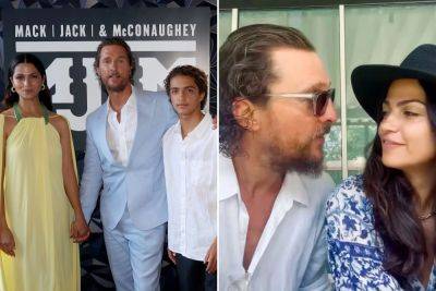 Matthew McConaughey, wife Camila Alves allow 15-year-old son to join social media for birthday: ‘We’ve been holding up’ - nypost.com
