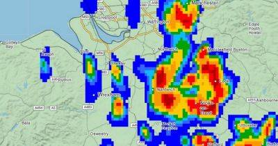What time thunderstorms are forecast to hit Greater Manchester today amid yellow weather warning - www.manchestereveningnews.co.uk - Scotland - Manchester