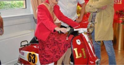 Scots mod celebrates 100th birthday with identical Lambretta scooter from good old days - www.dailyrecord.co.uk - Britain - Scotland - county Clark - county Granite