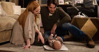 Emmerdale viewers rumble identity of baby Reuben's dad as actor 'lets clue slip' - www.ok.co.uk