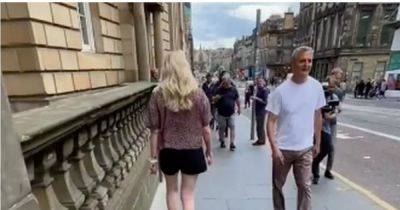 Tourists spot Netflix star filming in Edinburgh City Centre as rumours swirl - www.dailyrecord.co.uk - Scotland - Centre - city Old