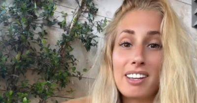 Stacey Solomon questions ‘why is this my husband’ as Joe Swash pushes her into a pool - www.ok.co.uk