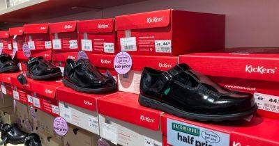 I got my kids half price Kickers with back to school deal at store selling Nike trainers, Clarks, Skechers and more - www.manchestereveningnews.co.uk - Manchester - city Memphis - Adidas