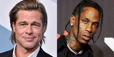 There's an Unexpected Connection Between Brad Pitt & Travis Scott Through His Latest Album, 'Utopia'! - www.justjared.com - France