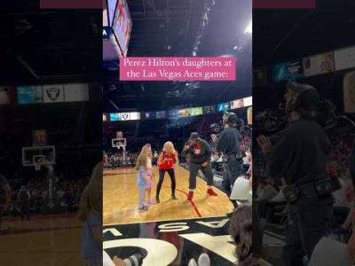 They Brought My Daughters On The Court At The Las Vegas Aces Game And... | Perez Hilton - perezhilton.com - Las Vegas