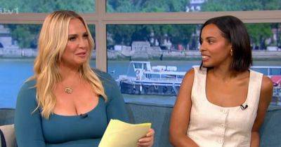 Josie Gibson 'goes all gooey' over hunky celeb guest with Rochelle Humes on This Morning - www.ok.co.uk - Italy