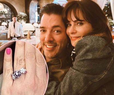 All The Deets On Zooey Deschanel's 'Unique' Engagement Ring From Jonathan Scott! - perezhilton.com - Scotland - Poland
