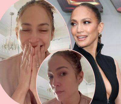 Jennifer Lopez Shows Off Her Flawless Skin At 54 In Unfiltered Video! Damn! - perezhilton.com - Italy