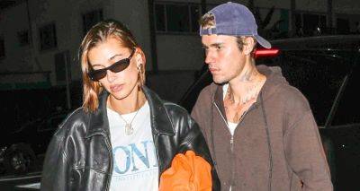Justin & Hailey Bieber Keep Things Cool & Casual for Date Night in Santa Monica - www.justjared.com - Italy - Santa Monica